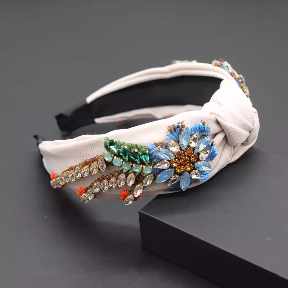 NWT Luxury Blinged Turban-styled Bohemian Headband